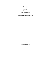 Proyecto para la Formación de Estoma Terapeutas (ET)