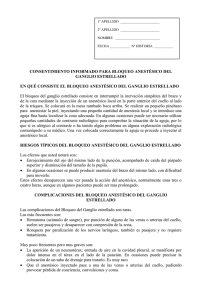 consentimiento informado para bloqueo del ganglio estrellado