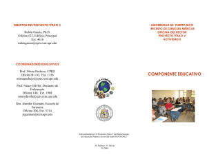 Componente Educativo - Escuela de Profesiones de la Salud