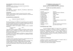 VIII.-CRITERIOS Y SISTEMAS DE EVALUACION UNIVERSIDAD NACIONAL DEL SANTA 7.1Asistencia: FACULTAD DE INGENIERIA