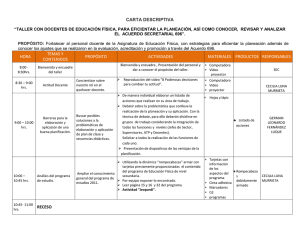 1.- agenda de trabajo