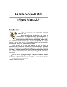 La experiencia de Dios