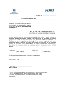 Oficio de Solicitud Cuenta Bancaria