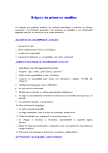 Brigada de primeros auxilios
