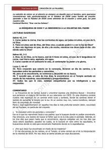 Oración de la palabra con el método benedictino o Lectio Divina