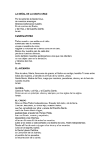 LA SEÑAL DE LA SANTA CRUZ