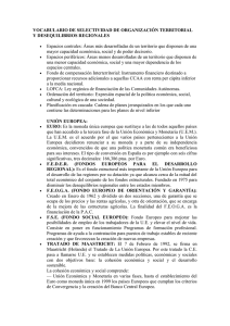 Organización territorial y desequilibrios regionales