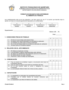 INSTITUTO TECNOLÓGICO DE QUERÉTARO SUBDIRECCIÓN DE SERVICIOS ADMINISTRATIVOS