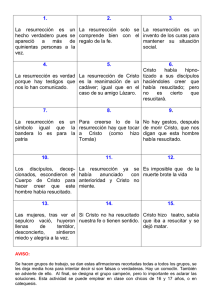 Sobre la Resurrección