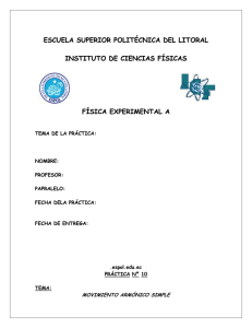 Movimiento armonico simple - Blog de ESPOL