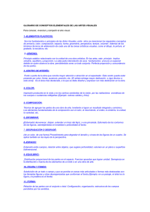 Glosario de Artes Visuales: Conceptos Elementales