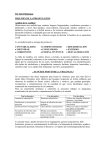 Génesis de la violencia