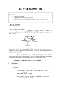 EL ATLETISMO (II)