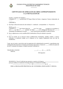COLEGIO OFICIAL DE PERITOS E INGENIEROS TECNICOS