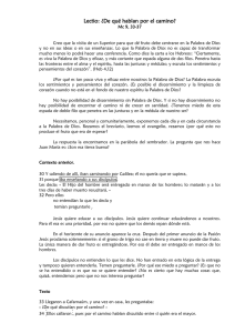 ¿De qué hablan por el camino?