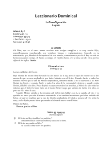 Años A B C • La Transfiguración