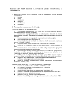 trabajo para tener derecho a presentar el examen de lógica