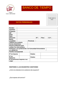 BANCO DE TIEMPO