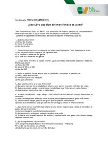 Descubra que tipo de perfil es usted a través de este cuestionario.