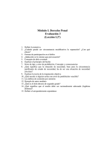 Ejercicio de evaluación correspondiente a la Lección I.3