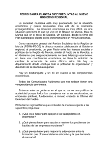 DIEZ PREGUNTAS AL GOBIERNO REGIONAL