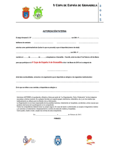 V Copa de España de Granadilla