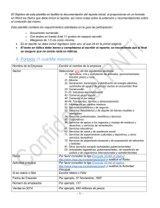 Plantilla para documentar Reporte Inicial de Innovación de Proceso