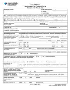 Forma PM 3.14.10, Plan Completo de Proveedores de Servicio para