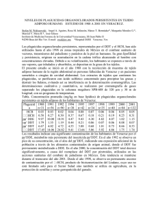 Niveles de plaguicidas organoclorados en tejido adiposo humano