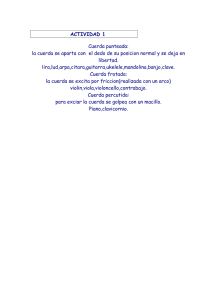 ACTIVIDAD 1  Cuerda punteada: