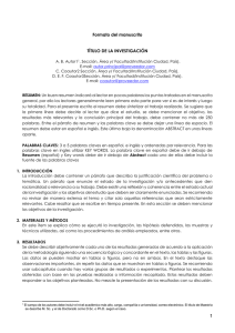 Formato de Manuscrito