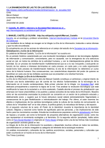 1. LA DINAMIZACIÓN DE LAS TIC EN LAS ESCUELAS 2.