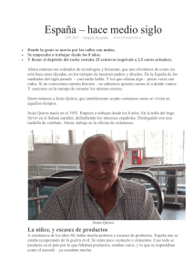 España – hace medio siglo