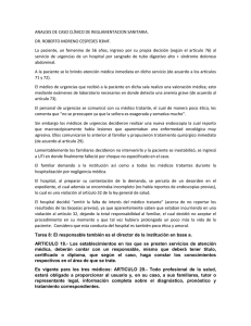 TAREA 8 ANALISIS DE CASO CLÍNICO DE