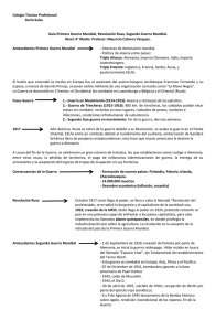 Colegio Técnico Profesional Darío Salas Guía Primera Guerra