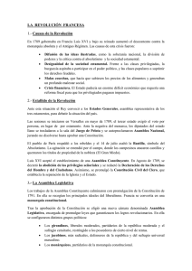 LA  REVOLUCIÓN  FRANCESA Causas de la Revolución