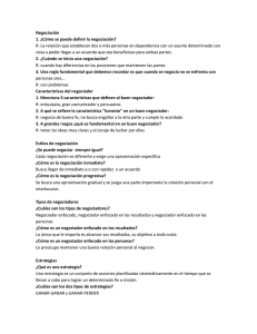 Guía de estrategias de negociación 1