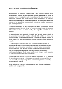 Curso de Mindfulness.