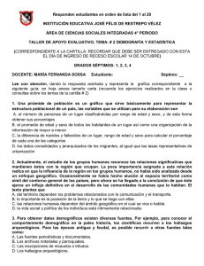 Responden estudiantes en orden de lista del 1 al 20 INSTITUCIÓN