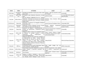 programacion semana ambiental 2015