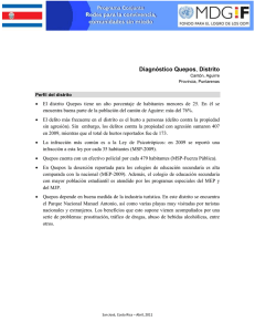 Diagnóstico Quepos