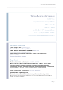 *Pablo Leonardo Gómez