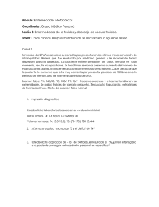 Módulo: Enfermedades Metabólicas Coordinador: Grupo Médico