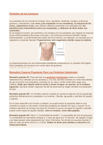Parásitos de los humanos
