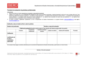 Formato de evaluación de prácticas profesionales