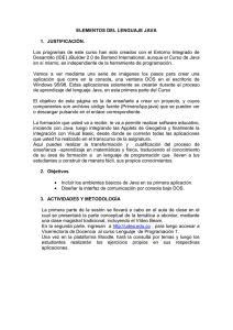 Guía para la sesión