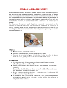 Guía para Rasurar la Cara del Paciente: Procedimiento y Cuidados