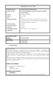Programa del curso - Universidad Central de Chile