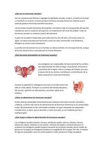 Qué son las hormonas sexuales