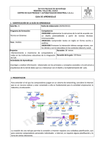 IDENTIFICACIÓN DE LA GUÍA DE APRENDIZAJE Guía No.: 1
